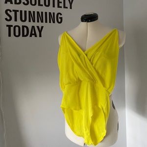 Yellow cross body